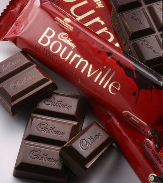 bournville with choc