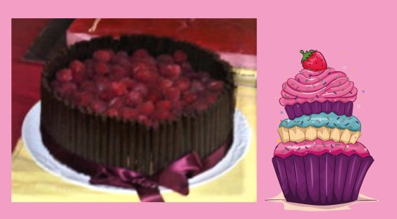 chocolate and raspberry cake